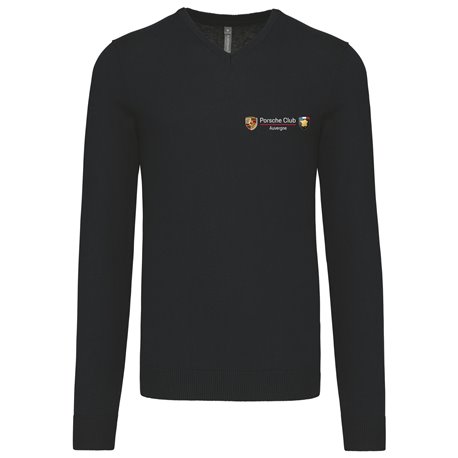Pull col V Homme Auvergne