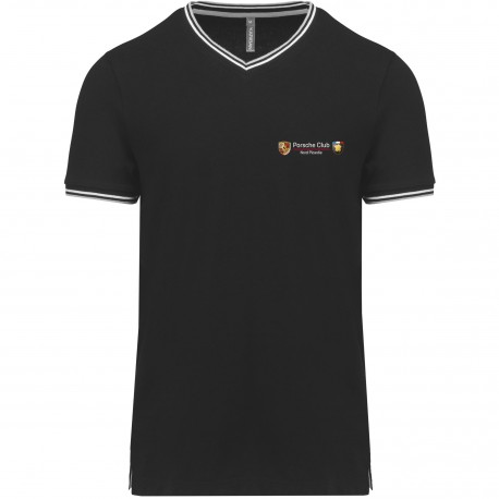 Tee-shirt piqué col V Homme Picardie
