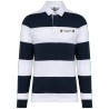 Polo rugby rayé manches longues Atlantique