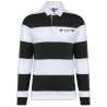 Polo rugby rayé manches longues Atlantique