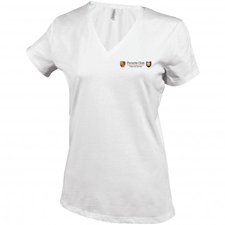 Tee shirt col V Femme Savoie