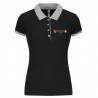 Polo bicolore piqué Femme Normandie