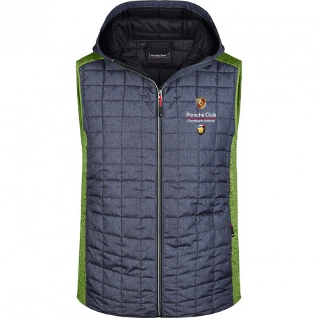 Bodywarmer capuche Homme Champagne