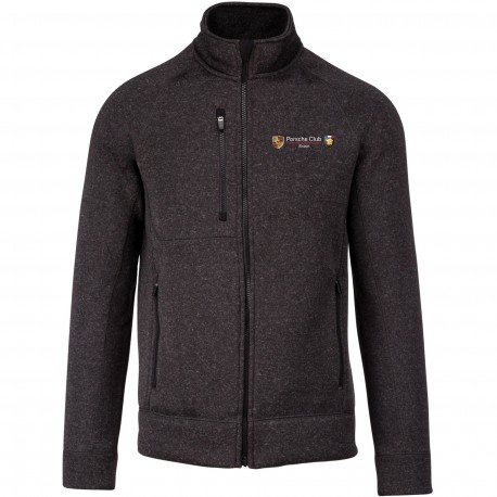 Veste polaire tricotée Chinée Homme Alsace