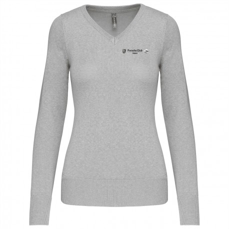 Pull col V Femme Belgium