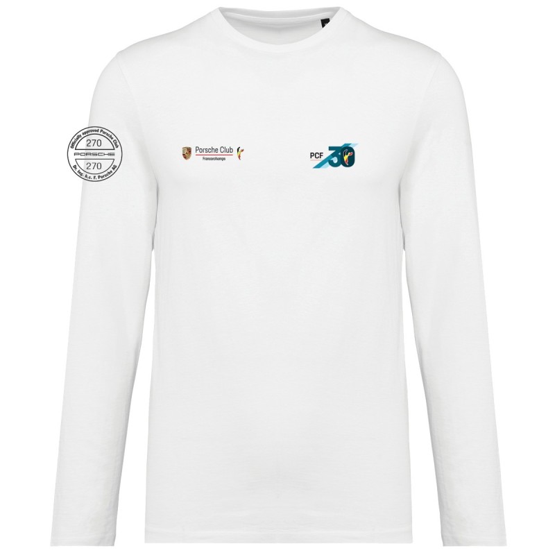 Tee shirt manches longues Supima Homme 30 ans Francorchamps