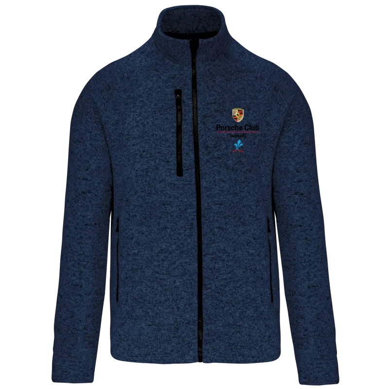 Veste chinée zippée Homme Porsche Tourcoing