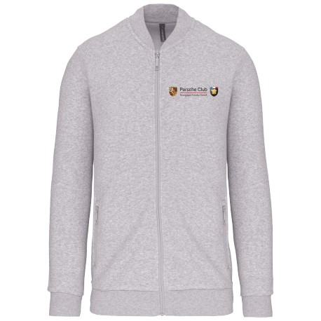 Veste molleton zippé homme