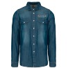 Chemise Denim Homme Bourgogne