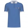 Polo bicolore piqué Homme Normandie