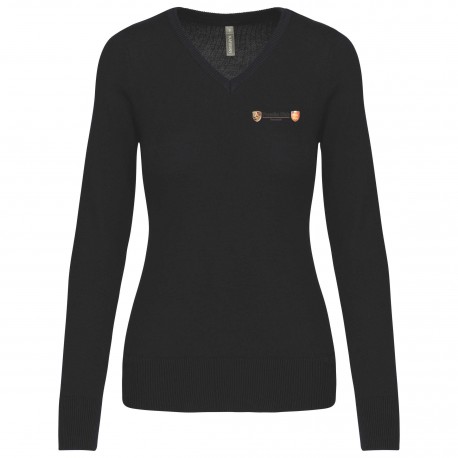Pull col V Femme Normandie